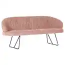 Bild 1 von Novel Sitzbank, Rosa, Textil, 3-Sitzer, 202x88x65 cm, Stoffauswahl, mit Rückenlehne, Esszimmer, Bänke, Sitzbänke
