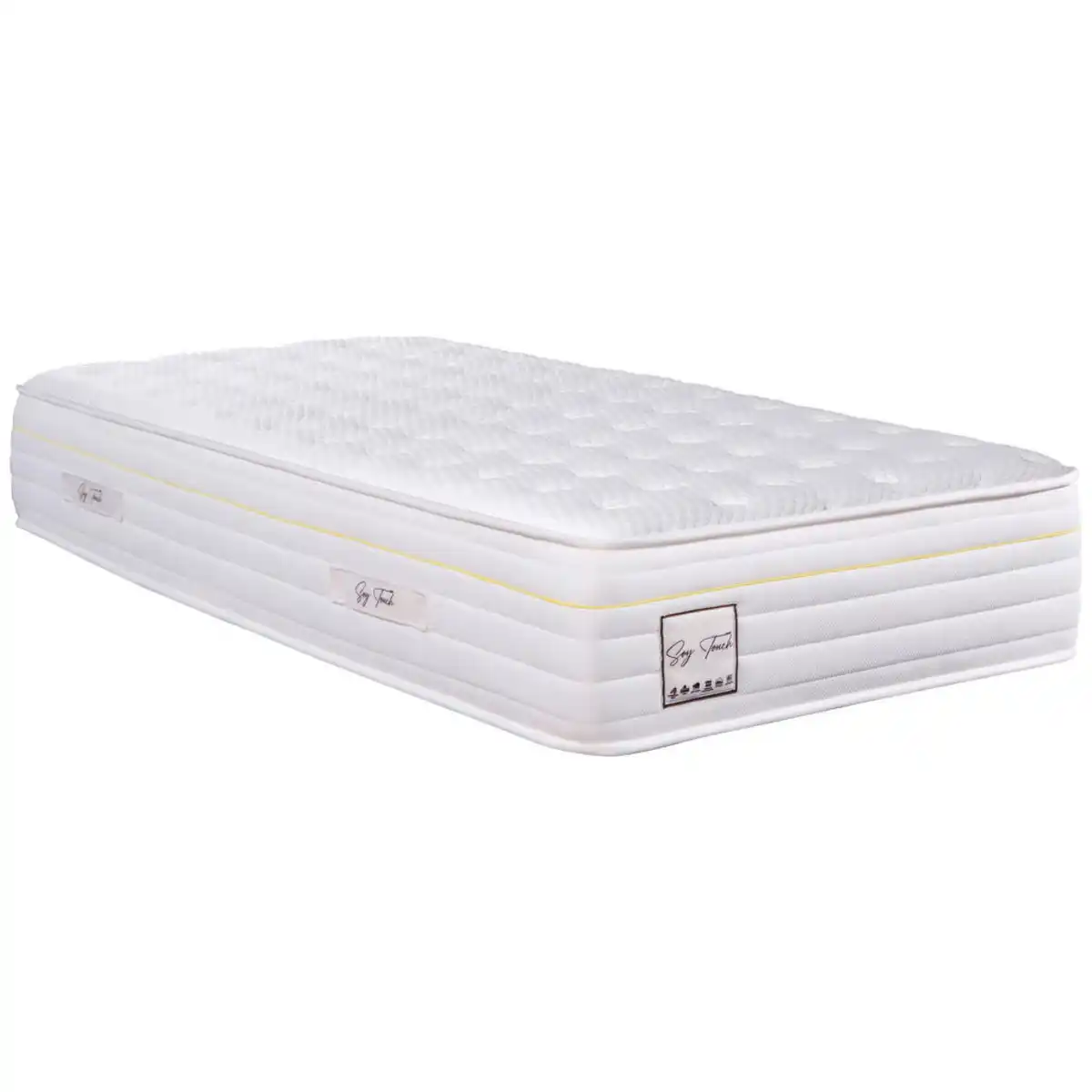 Bild 1 von Livetastic Taschenfederkernmatratze, Weiß, Textil, H3, Füllung: Polyester, 140x210 cm, Oeko-Tex® Standard 100, Ober- und Unterseite versteppt, Tragegriffe, atmungsaktiv, Sitzkantenverstärkung, N