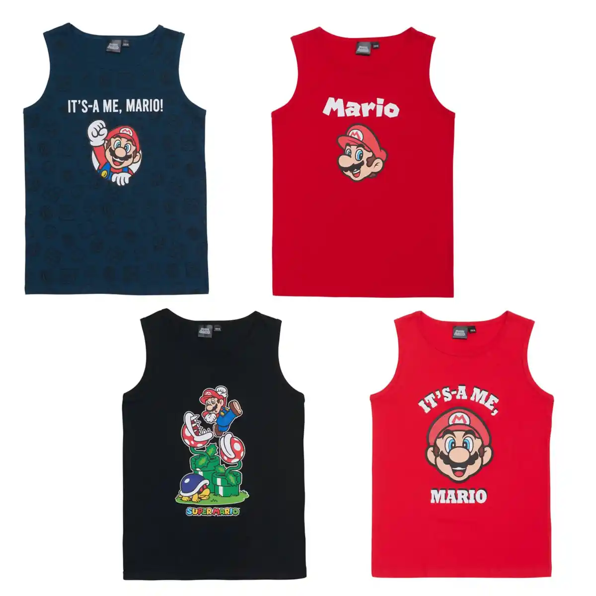 Bild 1 von Kinder-Unterhemden »Super Mario«, 2-St.-Packg.