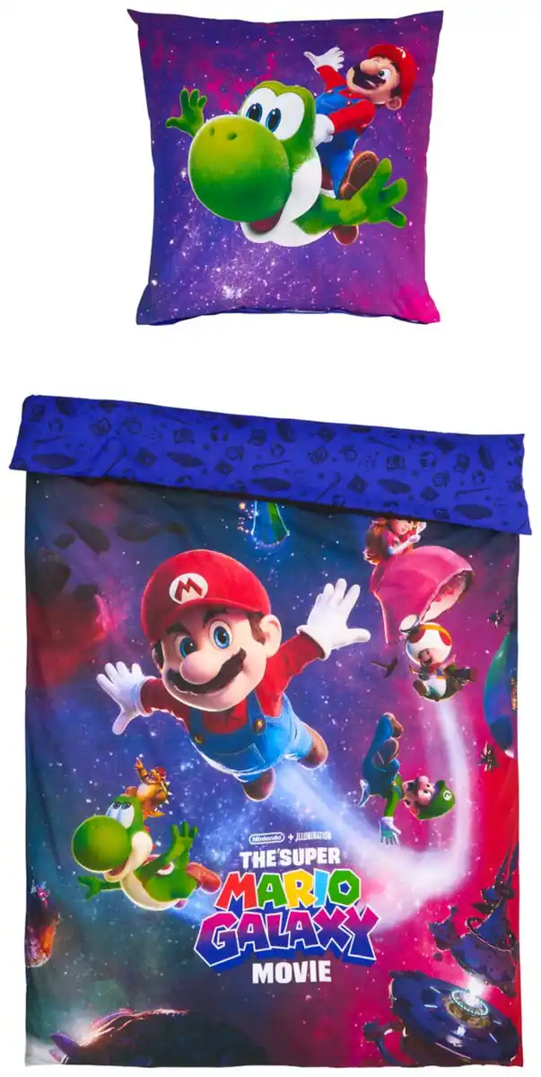 Bild 2 von Bettwäsche-Set »Super Mario«, 2-teilig