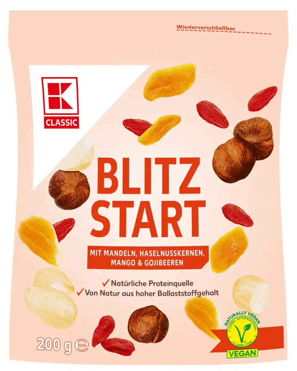 Bild 1 von K-CLASSIC Blitz-Start oder Pausen-Jause, 200-g-Packg.