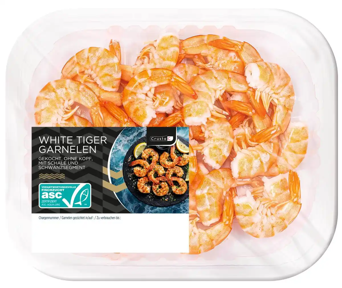 Bild 1 von CRUSTA C White Tiger Garnelen, 200-g-Packg.