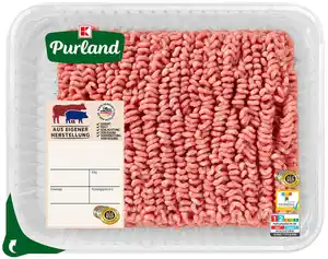 K-PURLAND Hackfleisch gemischt XXL, 1-kg-Großpackg.