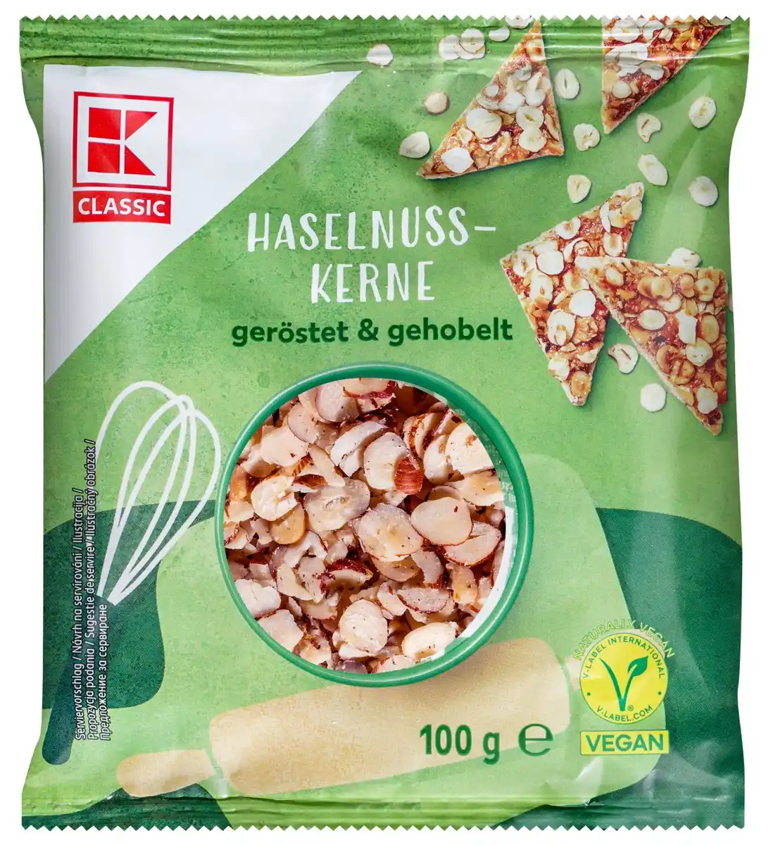 Bild 1 von K-CLASSIC Haselnusskerne, 100-g-Beutel