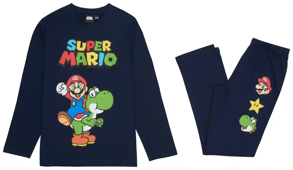 Bild 3 von Kinder-Pyjama »Super Mario«