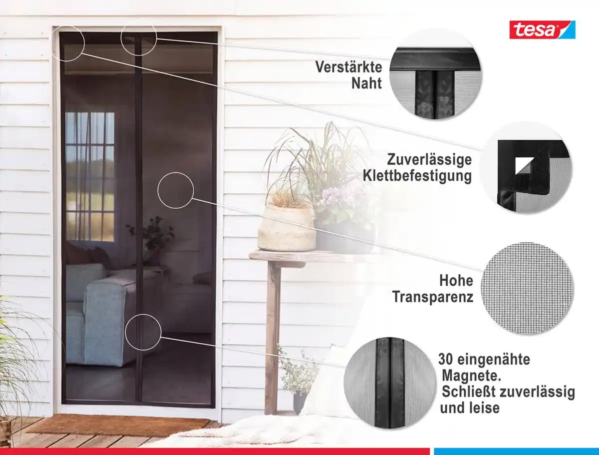 Bild 2 von TESA Insektenschutz-Magnetvorhang