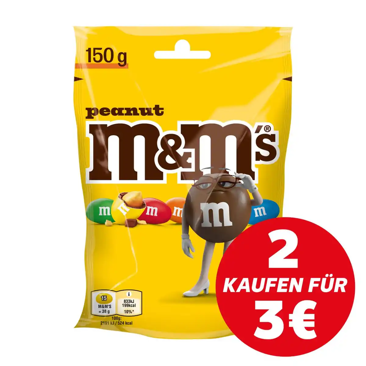 Bild 1 von M&M's Schokolinsen, 120 - 150-g-Packg.