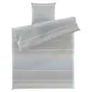 Bild 1 von NOVITESSE Baumwolle Viskose-Bettwäsche, Streifen, 135 x 200 cm + 80 x 80 cm