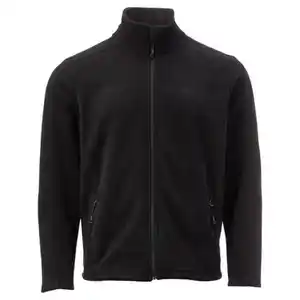 TOPCRAFT Herren Arbeits-Fleecejacke, Schwarz, S