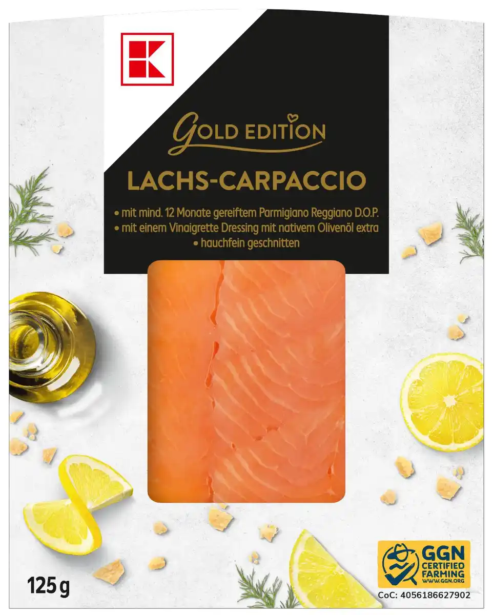 Bild 1 von K-GOLD EDITION Lachscarpaccio, 125-g-Packg.