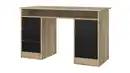 Bild 1 von Computerschreibtisch schwarz Eiche 126 x 55 cm - FUNCTION