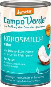 CAMPO VERDE Demeter Kokosmilch, 400-ml-Dose