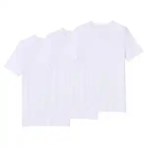 UP2FASHION BASICS Herren Basic T-Shirt 3er Pack, Weiß, M