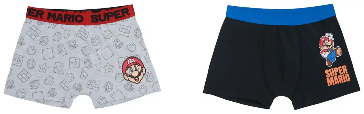 Bild 3 von Kinder-Retroboxer »Super Mario«, 2-St.-Packg.