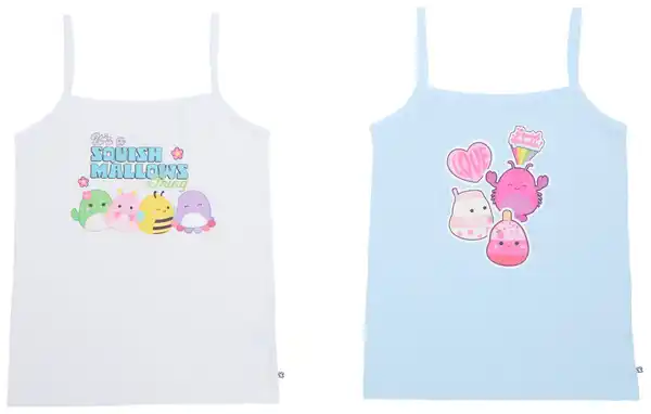 Bild 3 von Kinder-Unterhemden »Squishmallows«, 2-St.-Packg.