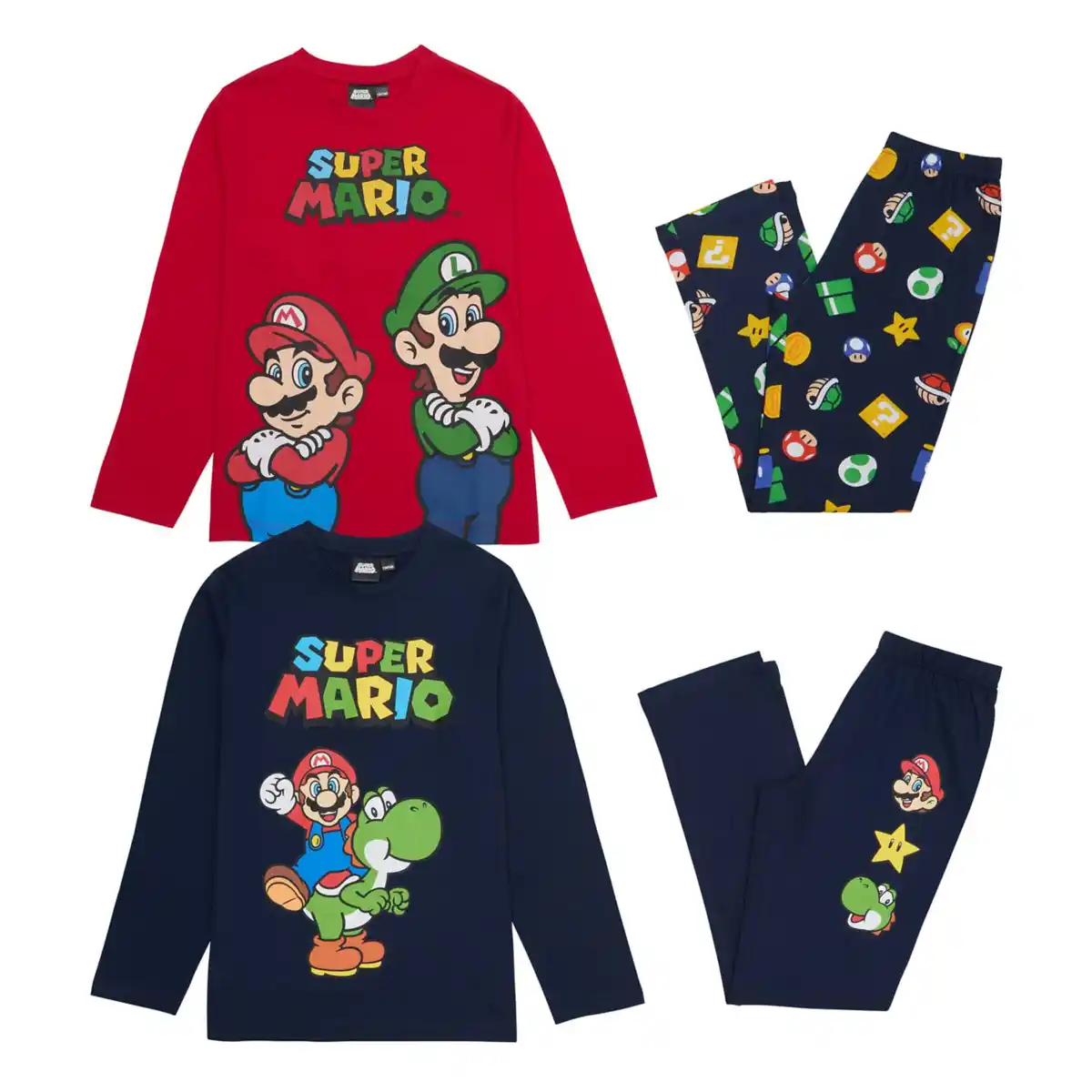 Bild 1 von Kinder-Pyjama »Super Mario«