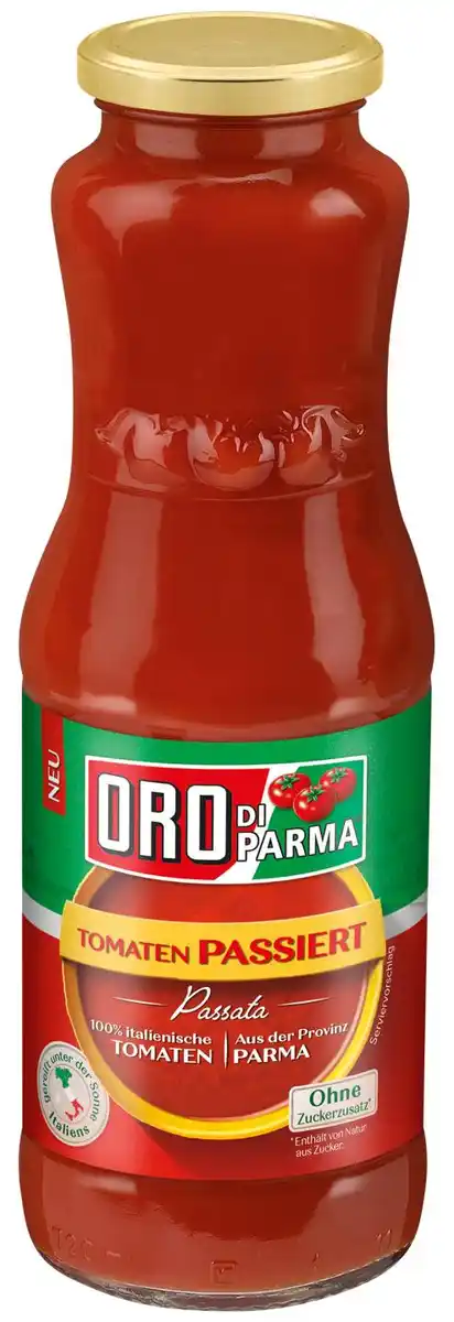 Bild 1 von ORO DI PARMA Passierte Tomaten, 700-g-Fl.