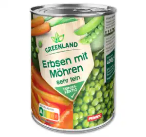 GREENLAND Erbsen mit Möhren