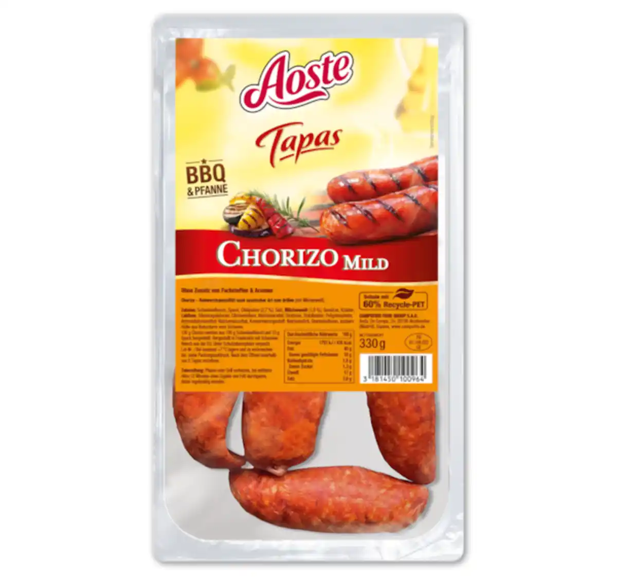 Bild 1 von AOSTE Chorizo Griller*