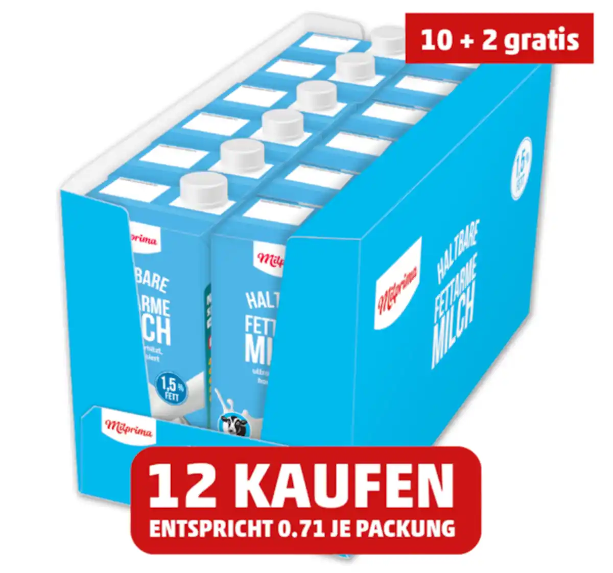 Bild 1 von MILPRIMA Haltbare Vollmilch