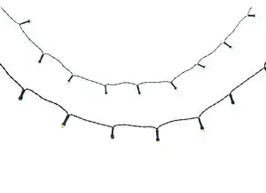 LED Solar-Lichterkette 100 warmweiße LEDs