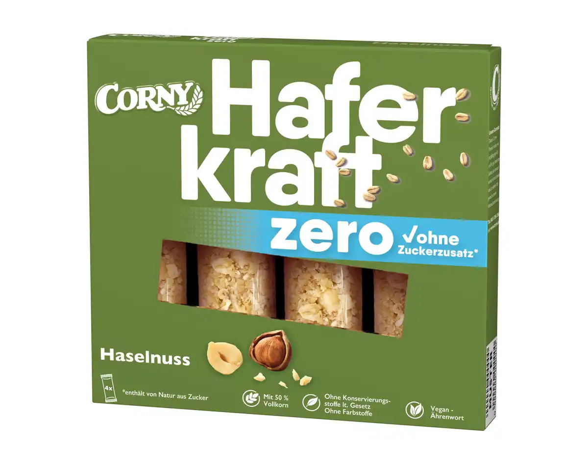 Bild 1 von Corny Haferkraft Haselnuss Zero 140g