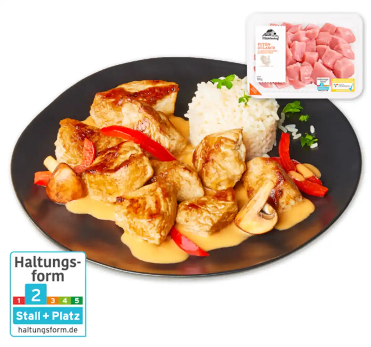 Bild 1 von MÜHLENHOF Frisches Puten-Gulasch*