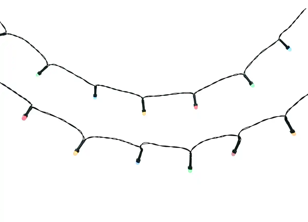 Bild 1 von LED Solar-Lichterkette 100 bunte LEDs