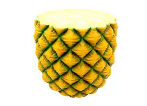 Beistelltisch „Ananas“ aus Magnesia