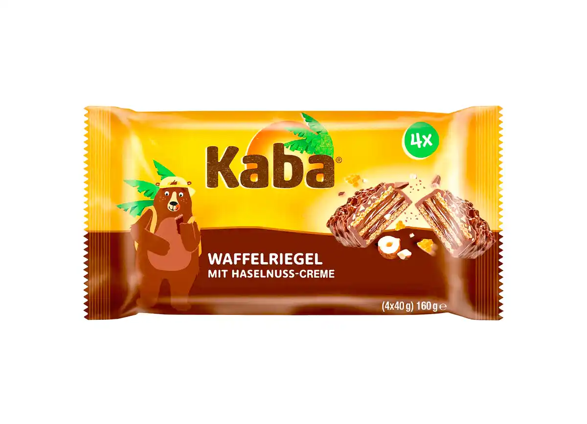 Bild 1 von Kaba Waffelriegel Haselnuss
