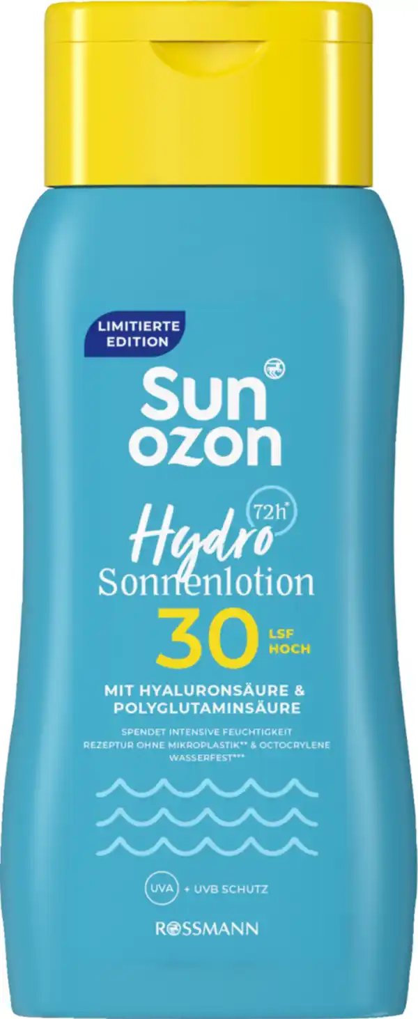 Bild 1 von sunozon Hydro Sonnenmilch LSF30, 200 ml