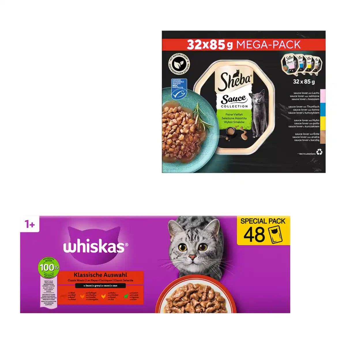 Bild 1 von SHEBA/WHISKAS Katzenfutter