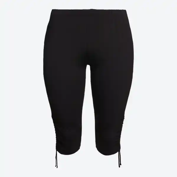 Bild 2 von Damen-Capri-Leggings mit Raffung, große Größen