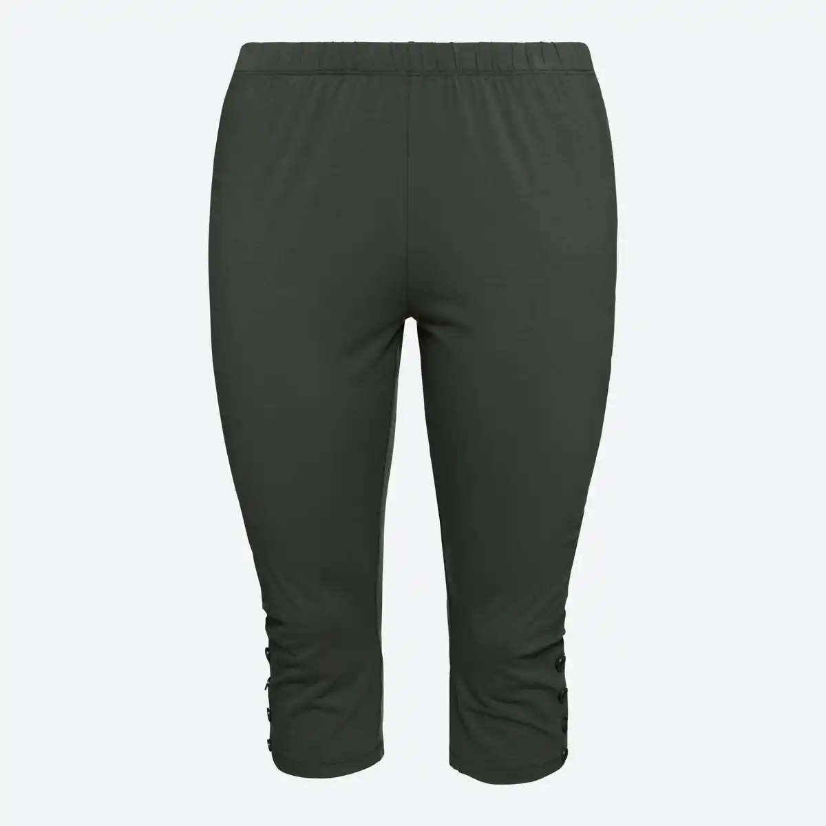 Bild 3 von Damen-Capri-Leggings mit Knöpfen, große Größen