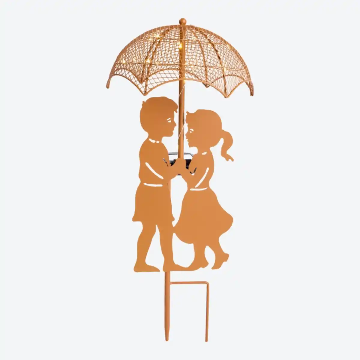 Bild 2 von Solarstab "Pärchen" aus Metall, Höhe ca. 47 cm