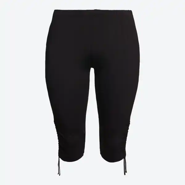 Bild 3 von Damen-Capri-Leggings mit Raffung, große Größen