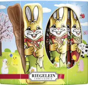 RIEGELEIN Massiv-Osterhasen, 125 g