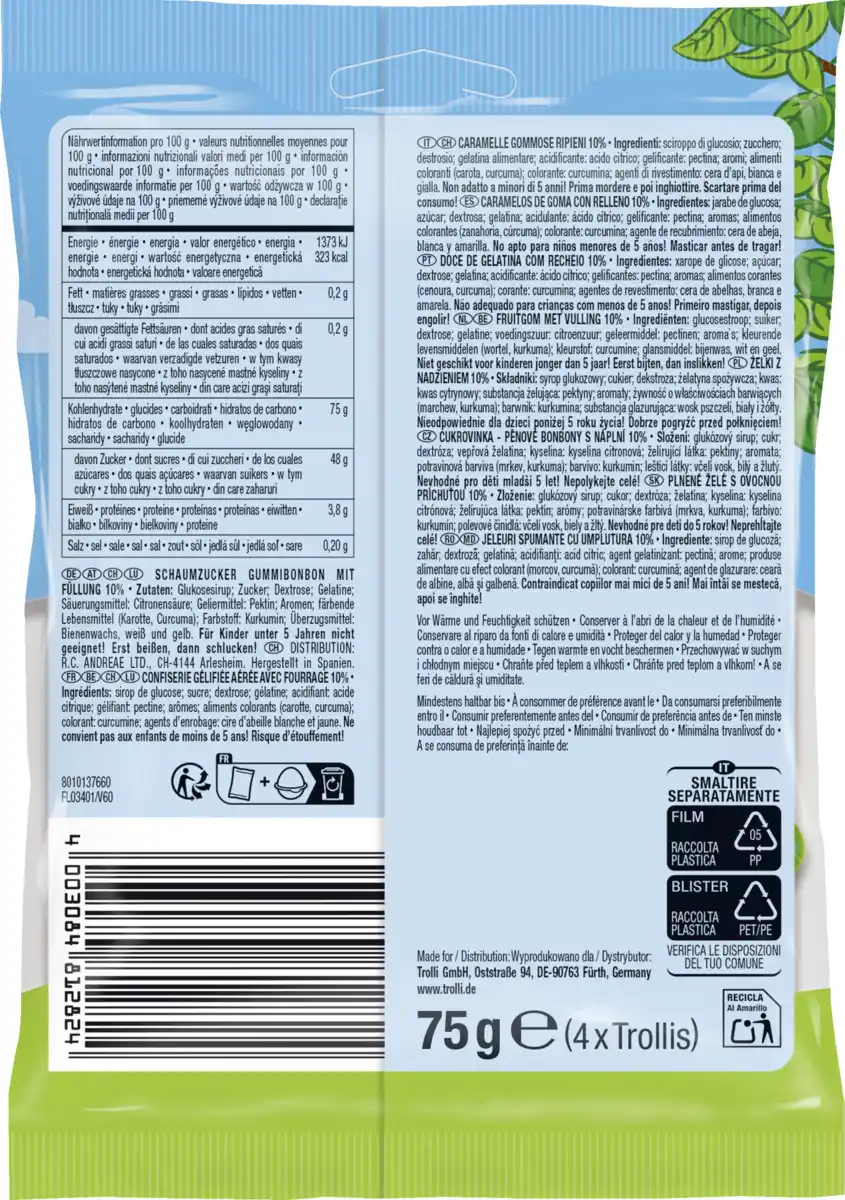 Bild 2 von Trolli Easter Eggies, 75 g