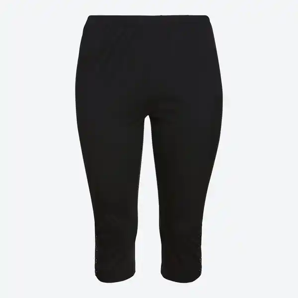 Bild 3 von Damen-Capri-Leggings mit Knöpfen, große Größen