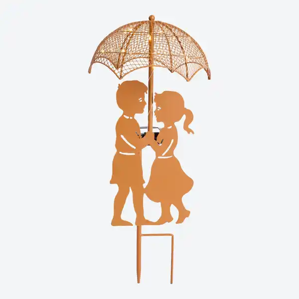 Bild 3 von Solarstab "Pärchen" aus Metall, Höhe ca. 47 cm