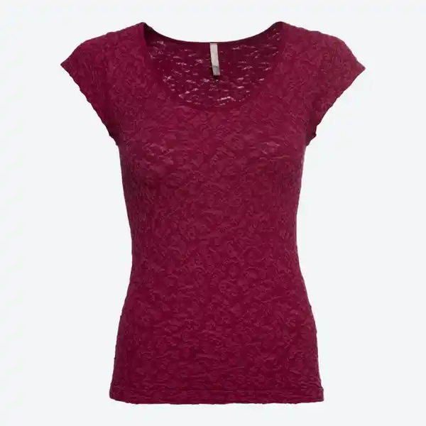 Bild 2 von Damen-T-Shirt mit hohem Modal-Anteil