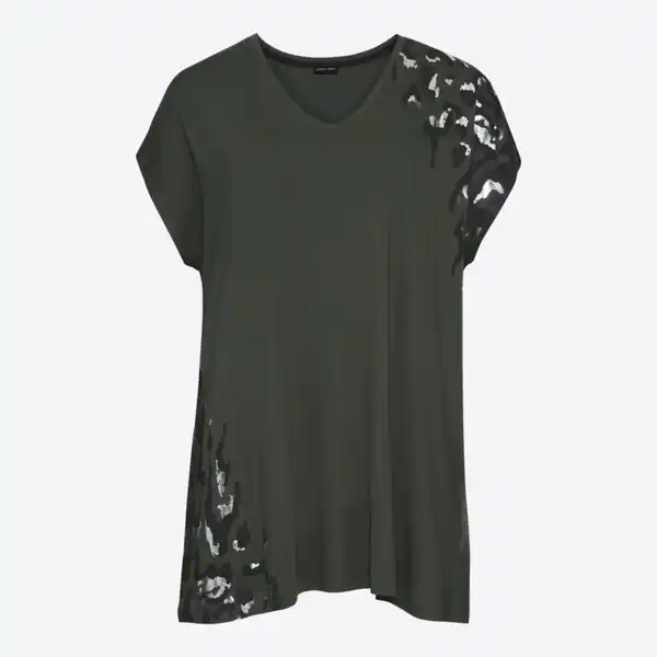 Bild 2 von Damen-T-Shirt mit hohem Viskose-Anteil, große Größen