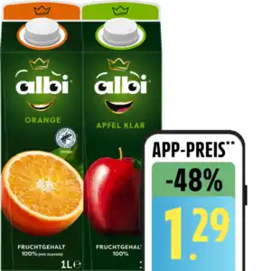 albi Fruchtsaft oder Nektar