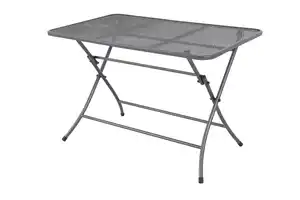 MWH Streckmetalltisch Café Latte 110 x 70 x 72 cm rechteckig eisengrau