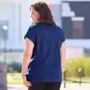 Bild 4 von Damen-T-Shirt aus Baumwolle, große Größen