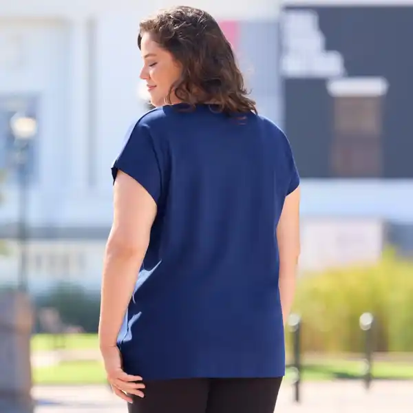 Bild 4 von Damen-T-Shirt aus Baumwolle, große Größen