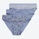 Bild 1 von Damen-Minislip mit hohem Baumwollanteil, 3er-Pack