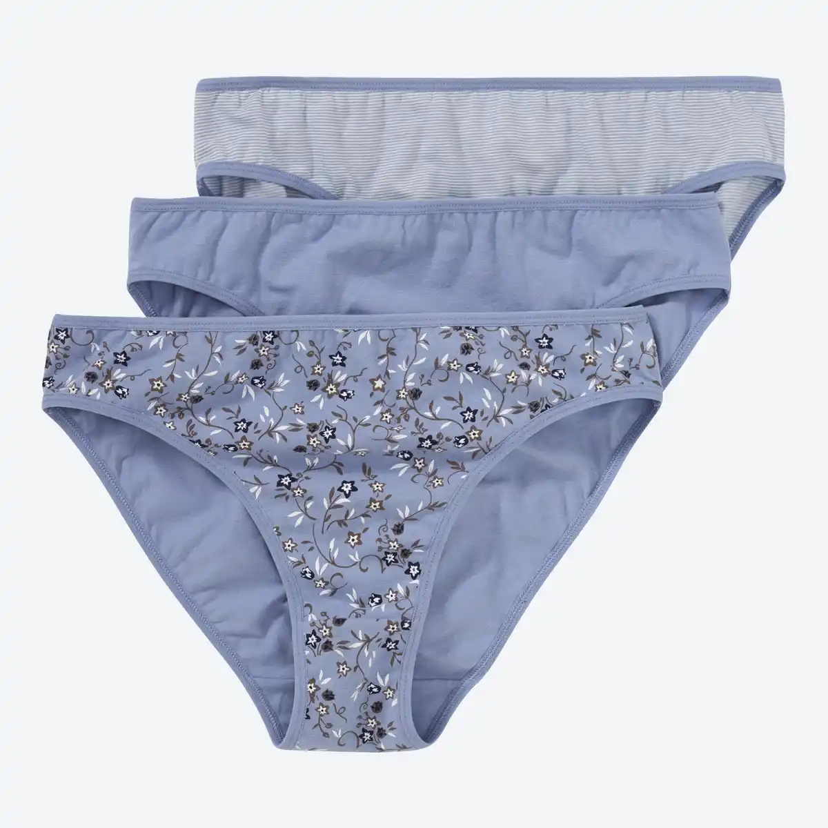 Bild 1 von Damen-Minislip mit hohem Baumwollanteil, 3er-Pack