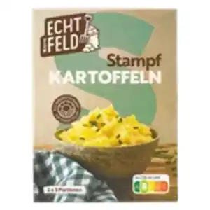 Echt vom Feld Stampfkartoffeln oder Kartoffelpüree