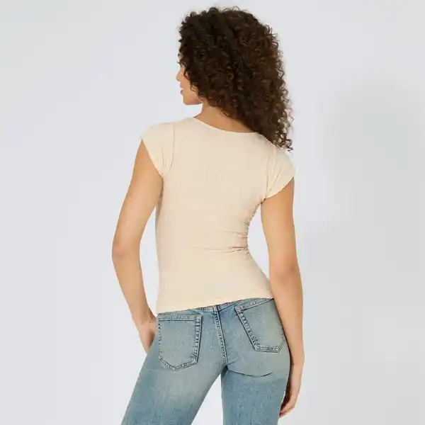 Bild 4 von Damen-T-Shirt mit hohem Modal-Anteil